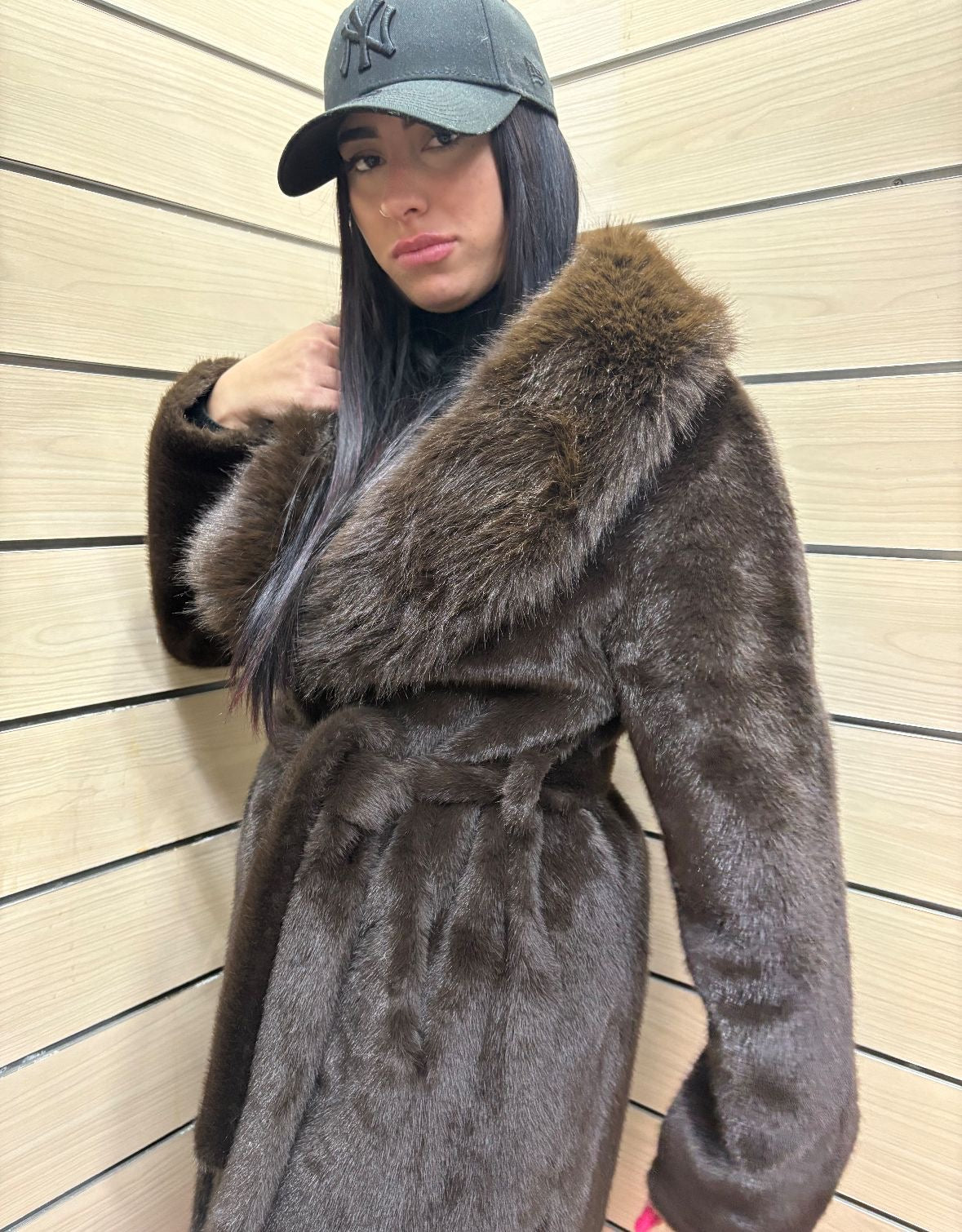 Cappotto Chic Visone