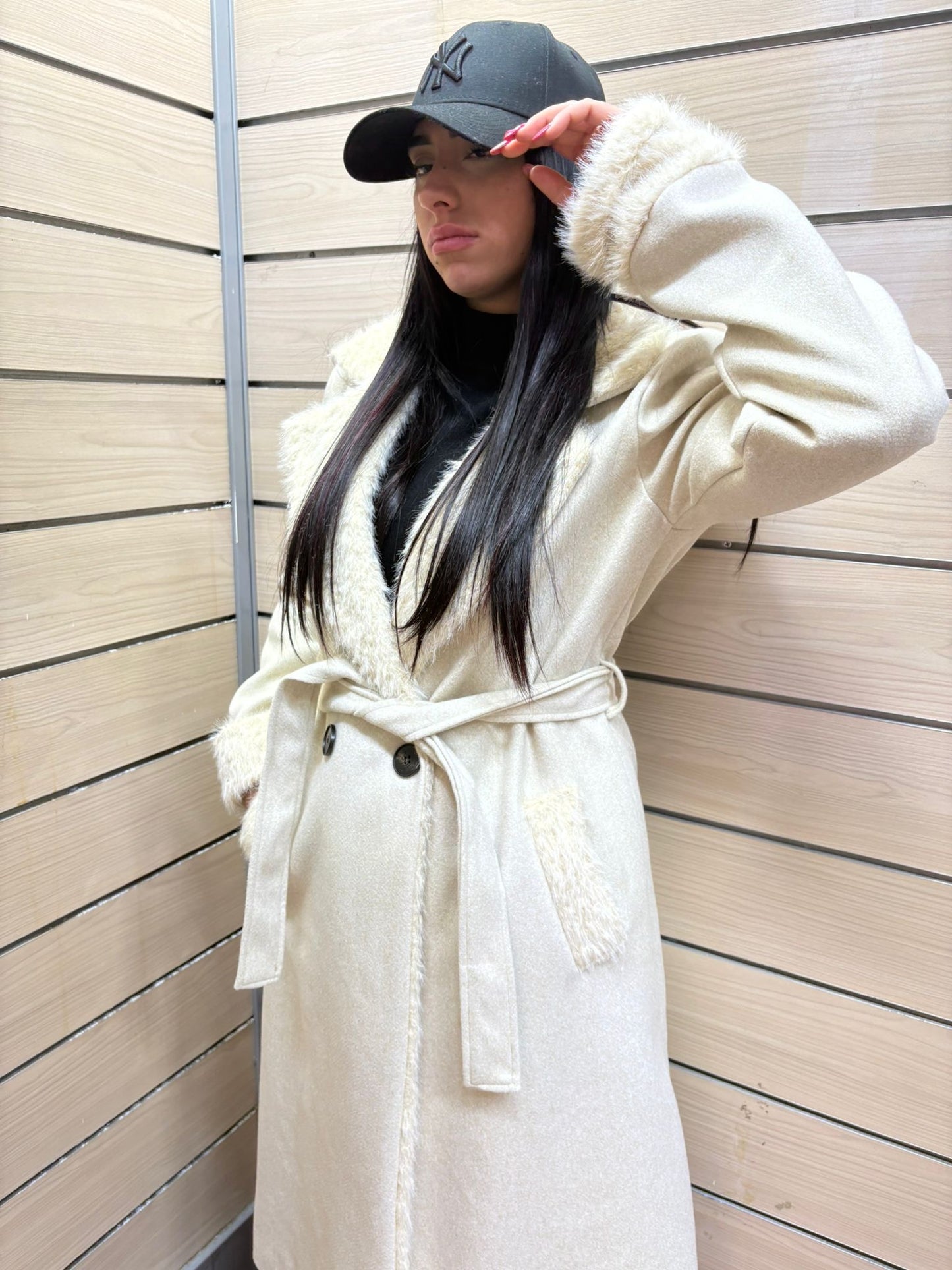 Cappotto tessuto Cavallino